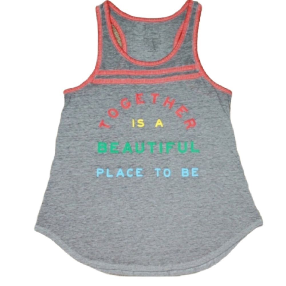 Together Is A Beautiful Place To Be Zoe + Liv Tank Top Women's Size Large NWOT
